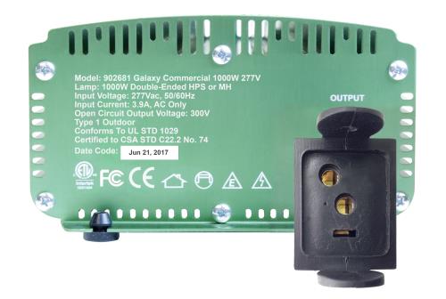 Galaxy Remote Commercial Ballast 1000 Watt - 277 Volt Only