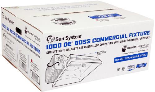 Sun System 1000 Watt DE Boss Commercial Fixture 277 Volt