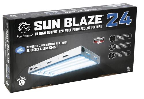 Sun Blaze T5 HO 24 - 2 ft 4 Lamp - 120 Volt