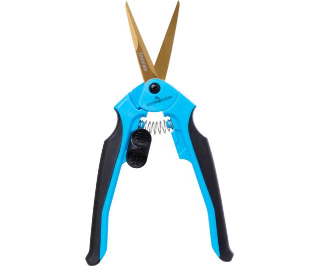 Hydrofarm Premium Ergonomic Curved Titanium Blade Pruner