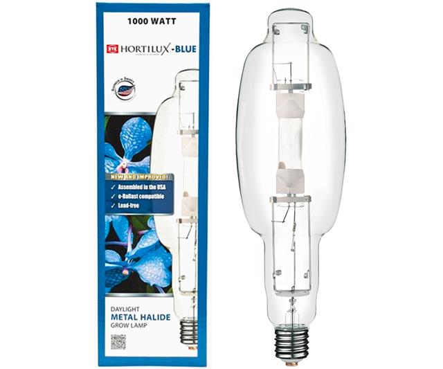 Hortilux Blue (Daylight) Super Metal Halide (MH) Lamp, 1000W