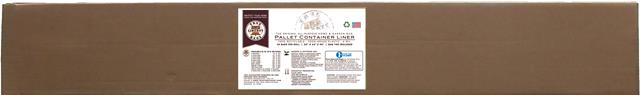 True Liberty Pallet Container Liner 55" x 44" x 90", 30 Bags/Roll, White